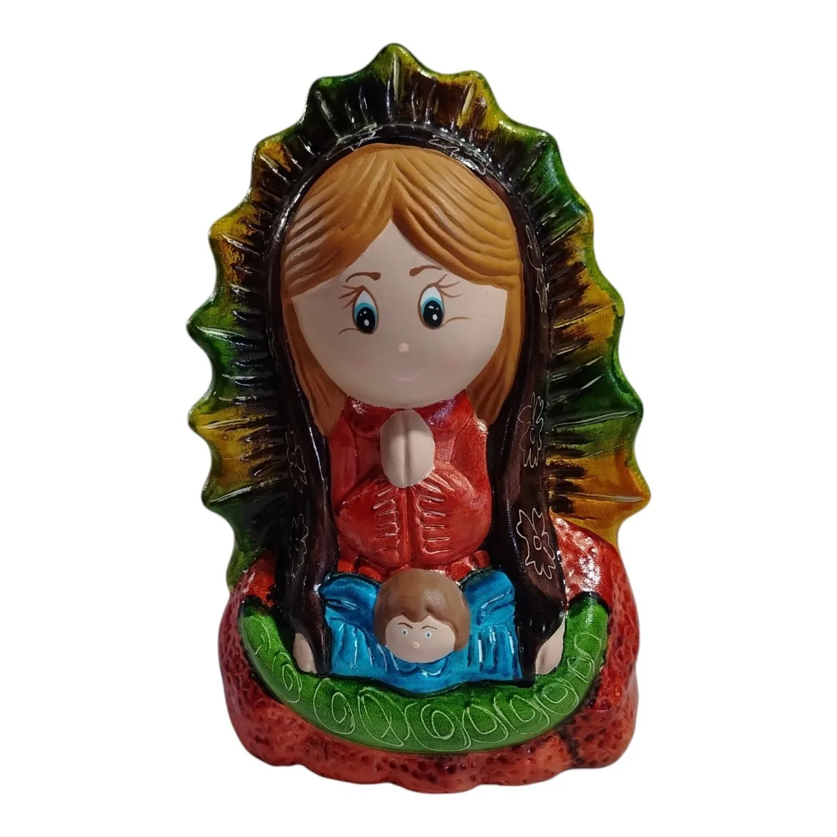 Virgen de Guadalupe Rojo Azul