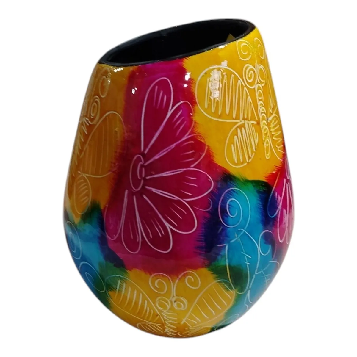 Jarron Cortado Multicolor